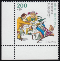 1730 Der Zappel-Philipp 200+80 Pf ** Ecke U.l. - Unused Stamps