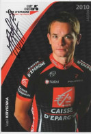 CYCLISME  TOUR DE FRANCE  AUTOGRAPHE VASIL KIRYIENKA CHAMPION DU MONDE DU CONTRE LA MONTRE - Cyclisme