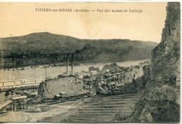 - 07 -  ARDECHE  - VIVIERS-sur-RHONE -  Vue  Des  Usines  Lafarge - Autres & Non Classés