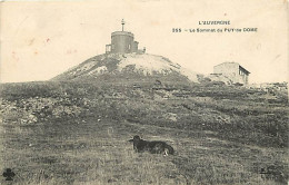 63 - Le Puy De Dome - Le Sommet Du Puy De Dome - Vaches - Correspondance - CPA - Voir Scans Recto-Verso - Autres & Non Classés