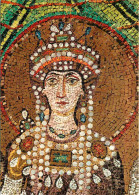 Art - Mosaique Religieuse - Ravenna - Basilica Di S Vitale - L'Impératrice Teodora - L'Impératrice Theodora - CPM - Cart - Tableaux, Vitraux Et Statues