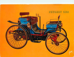 Automobiles - Peugeot 1891 - Illustration - Collection Teuf-Teuf - CPM - Voir Scans Recto-Verso - Voitures De Tourisme