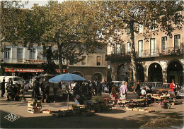 Marchés - Limoux - La Place De La République - CPM - Carte Neuve - Voir Scans Recto-Verso - Markets