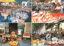 Marchés - Les Marchés Pittoresques De Provence - Multivues - Fruits Et Légumes - CPM - Voir Scans Recto-Verso - Marchés