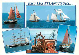 Bateaux - Voiliers - Escales Atlantiques - Multivues - CPM - Voir Scans Recto-Verso - Voiliers