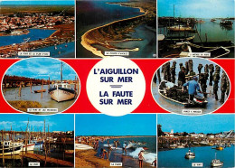 85 - L'Aiguillon Sur Mer - La Faute Sur Mer - Multivues - Ostréiculture - Scènes De Plage - Etat Froissures Visibles - C - Autres & Non Classés