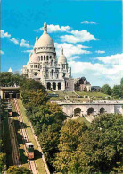 75 - Paris - Basilique Du Sacré-Coeur De Montmartre - A Gauche  Le Funiculaire - Carte Neuve - CPM - Voir Scans Recto-Ve - Sacré Coeur