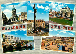 62 - Boulogne Sur Mer - Multivues - Scènes De Plage - CPM - Voir Scans Recto-Verso - Boulogne Sur Mer