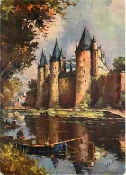 56 - Josselin - Les Bords De L'Oust Et Le Château - Art - Peinture - Tableau - CPM - Voir Scans Recto-Verso - Josselin