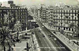 Espagne - Barcelona - Calle Aragon Y Plaza Letamendi - CPM - Voir Scans Recto-Verso - Barcelona