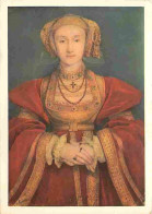 Art - Peinture - Hans Holbein - Portrait D'Anne De Cleves - CPM - Voir Scans Recto-Verso - Schilderijen