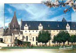 49 - Fontevraud - Abbaye Royale De Fontevraud - Le Haut-dortoir Et La Tour Des Cuisines - Fleurs - Carte Neuve - CPM - V - Sonstige & Ohne Zuordnung