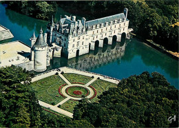 37 - Chenonceau - Le Château Et Ses Jardins - Vue Aérienne - Carte Neuve - CPM - Voir Scans Recto-Verso - Chenonceaux