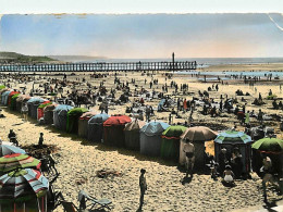 14 - Trouville - La Plage Et La Jetée - Edition Ch. W. - Véritable Photo Au Bromure - CPSM Grand Format - Colorisée - Et - Trouville