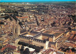 14 - Caen - L'Abbaye Aux Hommes - L'Eglise St-Etienne - La Mairie Et Les Jardins - Vue Aérienne - Carte Neuve - CPM - Vo - Caen