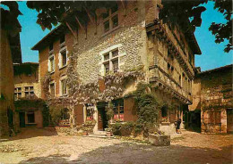 01 - Pérouges - Cité Médiévale - Ostellerie - Maison Historique Du 13e Siècle - CPM - Voir Scans Recto-Verso  - Pérouges