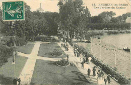 95 - Enghien Les Bains - Les Jardins Du Casino - CPA - Voir Scans Recto-Verso - Enghien Les Bains