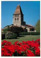 38 - La Cote Saint André - L'église Construite à Partir De 1081 - Fleurs - CPM - Carte Neuve - Voir Scans Recto-Verso - La Côte-Saint-André