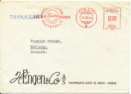 Norway Cover With Meter Cancel Oslo 14-12-1964 (H. Engen & Co.) - Lettres & Documents