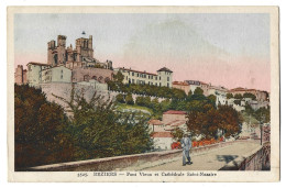 34 Beziers - Pont Vieux Et Cathedrale Saint Nazaire - Beziers