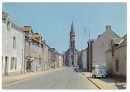 CPSM / CPM 10,5 X 15 Loire Atlantique SAINT-LYPHARD Rue Principale - L'Eglise  Automobile 4L Renault - Autres & Non Classés