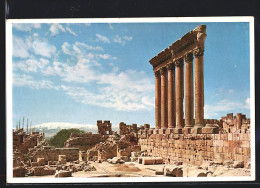 AK Baalbek, Jupitertempel, Die Sechs Säulen  - Liban