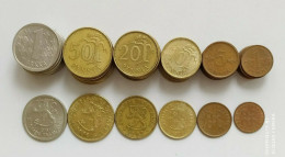 Finland Set Of 6 Coins 1 Markka 50+20+10+5+1 Penny Price For 1 Set - Finland