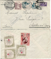 COLOMBIA 1947 AIRMAIL  LETTER SENT FROM MEDELLIN TO SEINE - Colombie