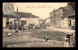 55 - AVOCOURT - HOTEL DE VILLE - ECOLES - EDITEUR ANTOINE - Autres & Non Classés