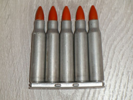 Anciennes Munitions D Entrainement 7.5 X 54 MAS BALPLAST - Armes Neutralisées