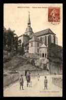 88 - NEUFCHATEAU - EGLISE ST-NICOLAS - CARTE TOILEE - Neufchateau