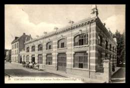 88 - CONTREXEVILLE - LE NOUVEAU PAVILLON D'EMBOUTEILLAGE - PUBLICITE SEMELLES WELLCOME AU VERSO - Contrexeville