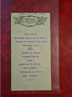 Menus 1952 MARIAGE MELLE MARIE PAULE TORNAS ET FRANCOIS BERNARD - Menus