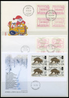 FINNLAND A 1-40 O, BRIEF, Automatenmarken: 1982-2003, Sammlungsteil Meist Verschiedener Gestempelter Automatenmarken Mit - Used Stamps