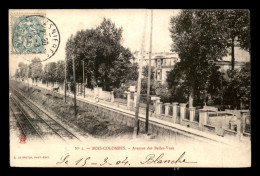 92 - BOIS-COLOMBES - AVENUE DES BELLES--VUES LE LONG DE LA LIGNE DE CHEMIN DE FER  - Autres & Non Classés