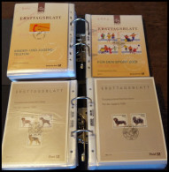 ERSTTAGSBLÄTTER 1709-Bl. 57 BrfStk, 1994-2001, 8 Komplette Jahrgänge, ETB 1/94 - 49/2001, Pracht - Autres & Non Classés