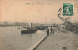ALFORTVILLE - écuse Du Port "langlois". Remorqueur Senonais Et Péniche. - Remorqueurs
