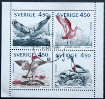 Sweden  1992 BIRDS  MiNr.1742-45 (O) ( Lot 2278 ) - Oblitérés