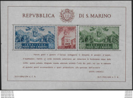 1945 San Marino Carducci MS Variety MNH Sassone N. 6c - Other & Unclassified