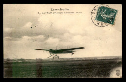 AVIATION - LYON (RHONE) - LATHAM SUR MONOPLAN ANTOINETTE - ....-1914: Précurseurs