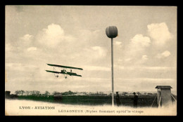 AVIATION - LYON (RHONE) - LEGAGNEUX SUR BIPLAN SOMMER - ....-1914: Précurseurs