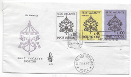 ENVELOPPE  VATICAN SEDE VACANTE  ** SIEGE VACANT 15  JUIN 1963 ** - Covers & Documents