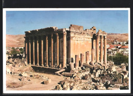 AK Baalbek, Der Baccchustempel, Von Oben Gesehen  - Lebanon