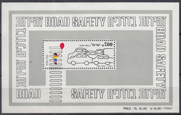 ISRAEL  Block 21, Postfrisch **, Sicherheit Im Straßenverkehr, 1982 - Blocks & Sheetlets