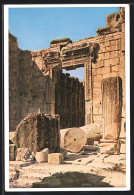 AK Baalbek, Tempel Des Bacchus, Portal  - Liban