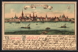 Lithographie Düsseldorf, Düsseldorf Anno 1650  - Düsseldorf