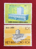 Stamps Vietnam South (National Library- 14/8/1974) -GOOD Stamps- 1set/2pcs - Viêt-Nam