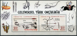 Turkey 2021. Traditional Turkish Archery (MNH OG) Souvenir Sheet - Unused Stamps