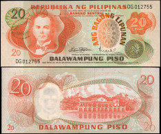 Philippines 20 Piso. ND (1973) Unc. Banknote Cat# P.155a - Philippines