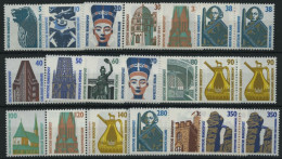 BUNDESREPUBLIK A. 1339-1448  Paar **, 1987-90, Sehenswürdigkeiten In Waagerechten Paaren, Pracht, Mi. 72.- - Unused Stamps